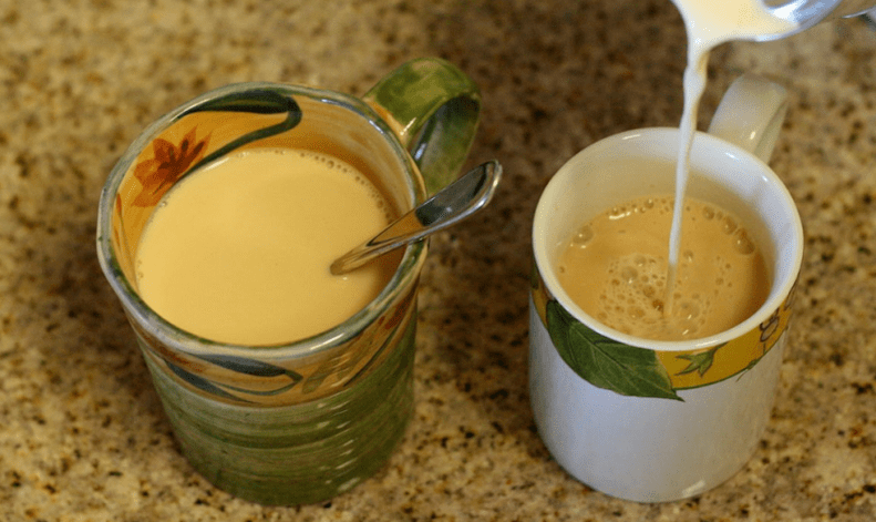 gekochte Milch gegen Würmer